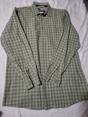 George Strait Wrangler Xlt Plaid Button-Down Western Shirt